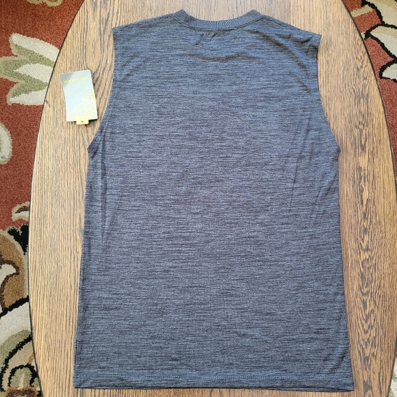 Tek Gear Charcoal Heather Gray Voltage Football Sleeveless Shirt Size Boys XL - Picture 2 of 6